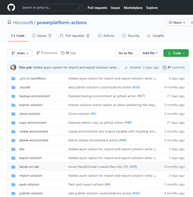 DevOps and ALM with Power Platform Actions for GitHub | Dynamicas